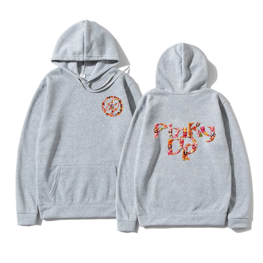 Felpa con Cappuccio KATSEYE THE WILDWORLD TOUR 2026 PINKY UP 2 Album, Abbigliamento Autunno Inverno per Donne, Felpa Vintage per Regali ai Fan