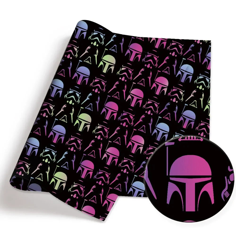 140x50CM Cartoon printed fabric  DIY star wars Cartoon Polyester/100Cotton/satin Fabric Patchwork Tissue Kid Sewing Doll Curtain