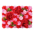 Handmade Artificial Flower Wall Panels Realistic Romantic Wedding Wall Backdrop Easy To Install 60X40cm Plastic 3D Floral Wall