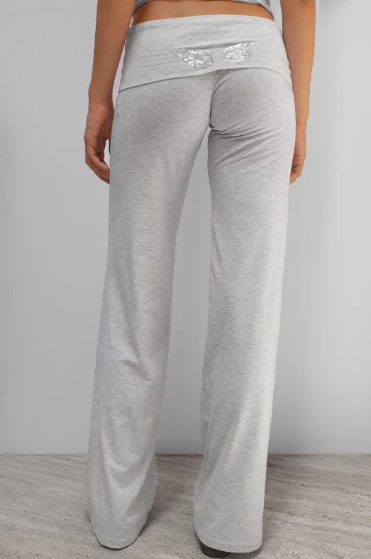 Felpe con Cappuccio da Donna con Stampa Ali d'Angelo in Paillettes, Maniche Lunghe, Tinta Unita, Stile Casual, Nuova Collezione 2025, Abbigliamento Streetwear Y2k
