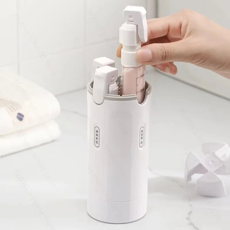 New 4 In 1 Travel Dispenser Portable Travel Bottles Leak Proof Leakproof Travel Container For Perfume Shampoo Conditioner Lotion