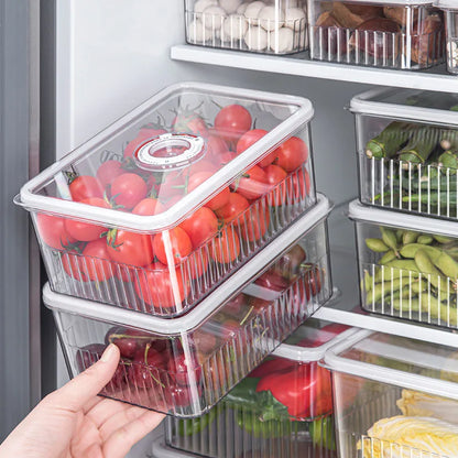 Organizer Frigo Trasparente Set Contenitori