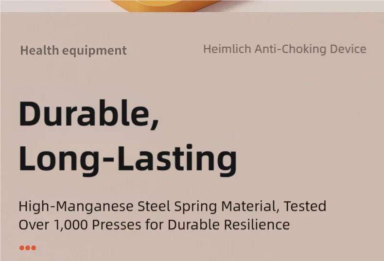 TINSOL Portable Heimlich Anti-Choking Device, Outdoor First Aid Kit, Negative Pressure Mask, First Aid Anti-Choking Device