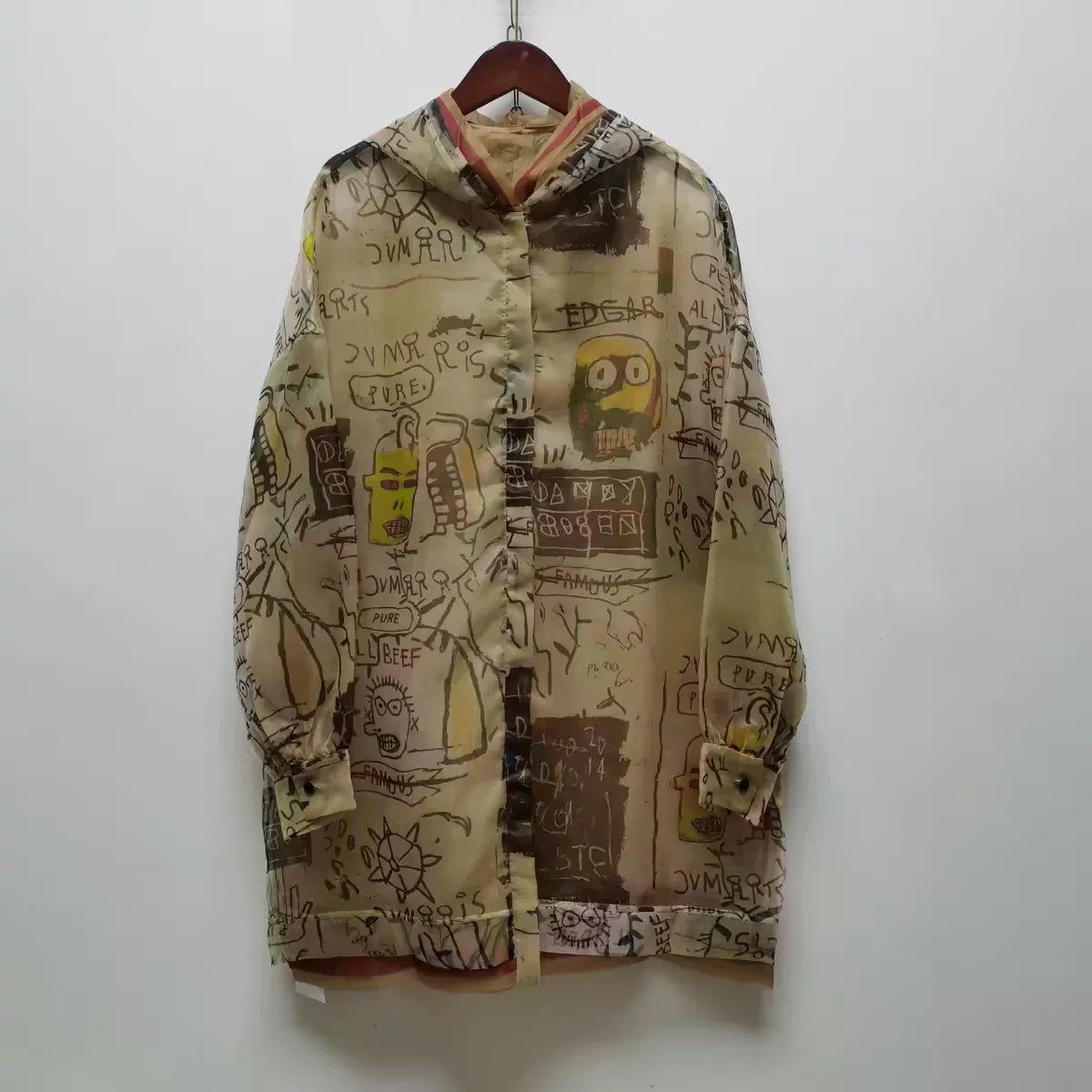 Nuova Collezione Primavera/Estate Giacca di Jeans Casual con Ricamo Jacquard Retrò