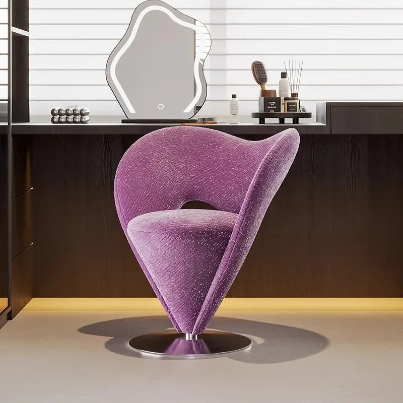 Single sofa chair, starry sky makeup stool dresser chair