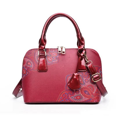 Hisuely Borse stampate firmate di vendita calda per borse da donna Shopper Shell eleganti borse a tracolla floreali