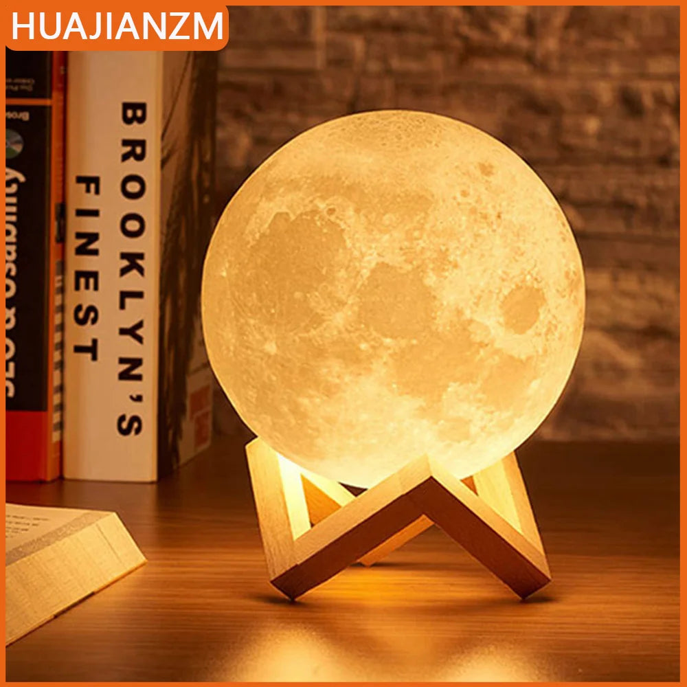 Lampada Luna con Supporto