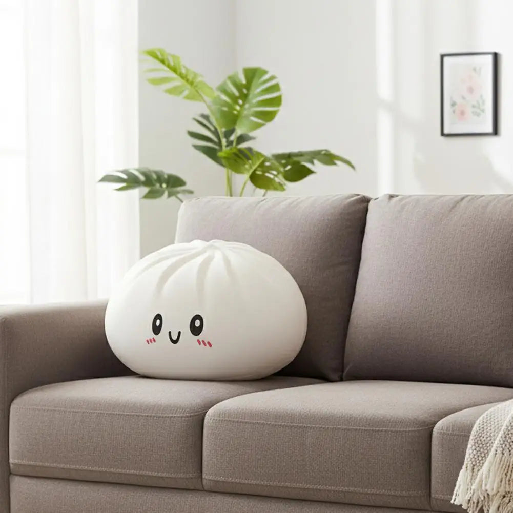 Cute Giant Dumpling Plush Pillow Soft PET Stuffed Squishy Toy Hug Companion Home Sofa Bed Decor Stress Relief Toy for Kids Adult