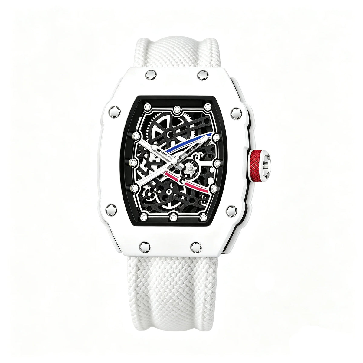 Nuovo orologio sportivo al quarzo alla moda per uomo e donna, serie Ultra-Thin Barrel, trendy e alla moda, con display luminoso, cinturino in silicone, movimento al quarzo elettronico, adatto per uomo, regalo ideale per San V