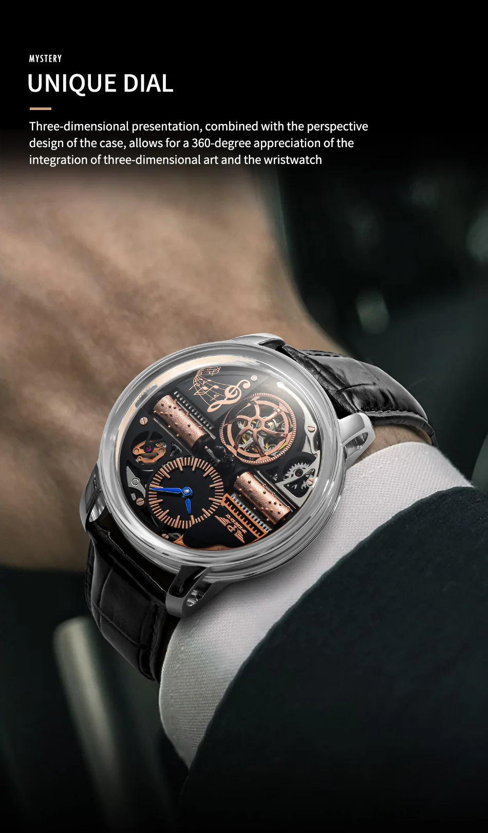 PINDU Design Nuovi orologi di lusso da uomo Business Fashion Orologi da polso meccanici automatici Orologio da uomo impermeabile Reloj Hombre P6655