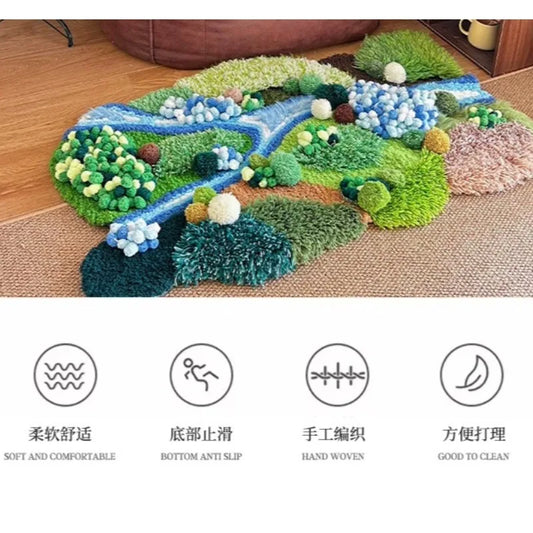 Sang Salt Lake Moss Carpet Material Pack Handmade Gifts Bedside Atmosphere 1pcs