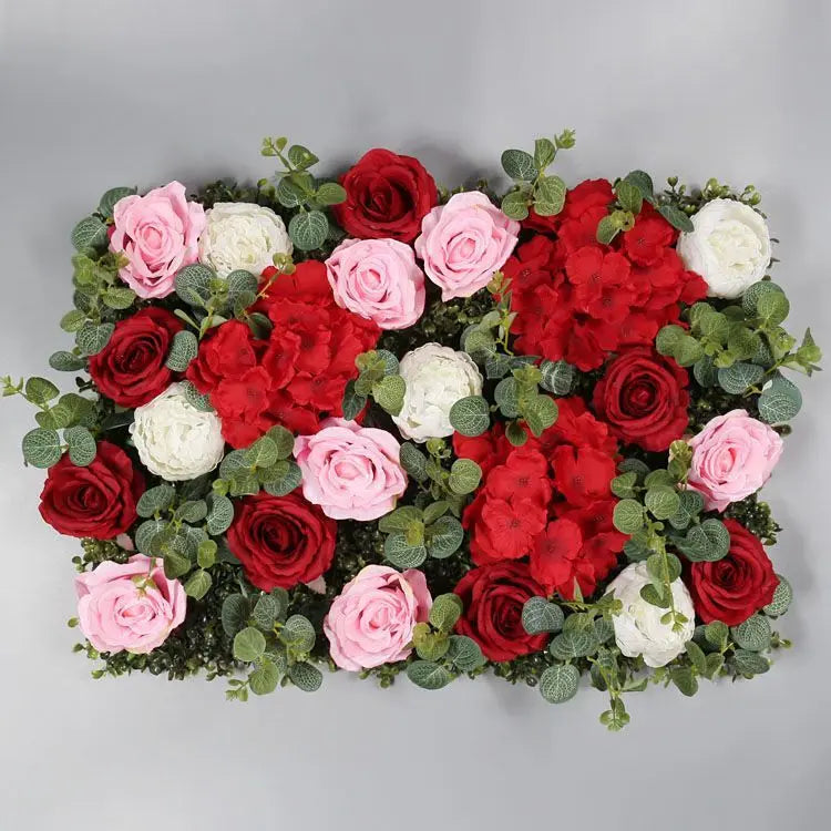 2025 Artificial Flower Walls 40x60cm Flower Wall Panel Room Decoration Wedding Decoration Birthday Party Backdrop Home Decor