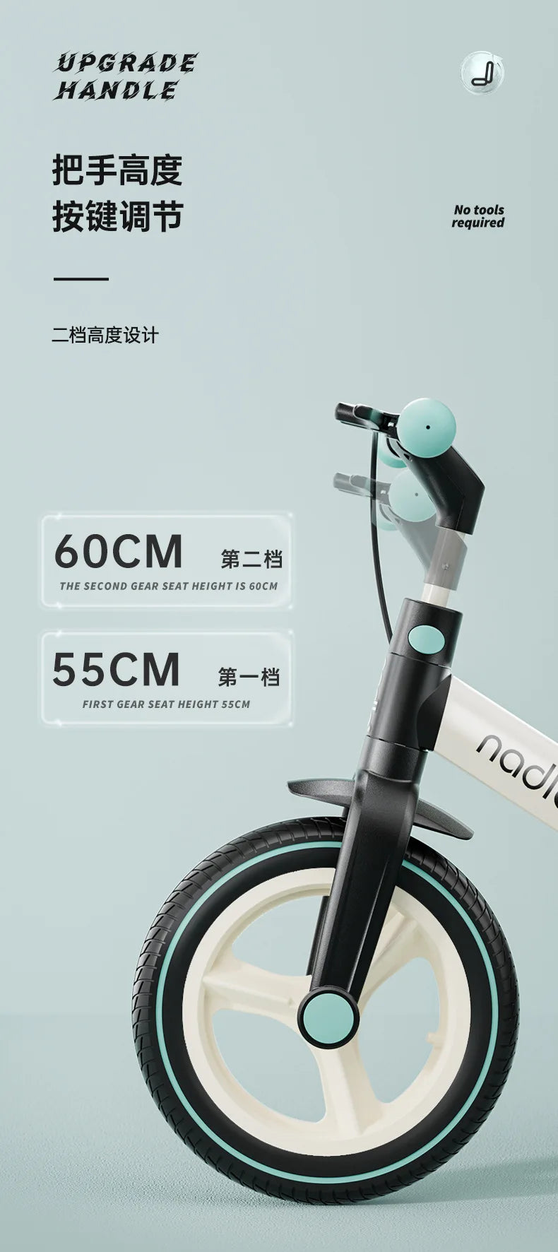 Exquisite Durable And Lightweight Children's Bicycle Bike 2-in-1 Multi Functional Foldable  Bicycle Sliding Bike