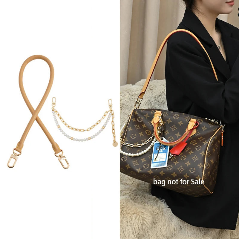 Tracolla per borsa Vachetta in pelle di mucca per LV Speedy 20 25 30 Tracolle per borse lunghe Cinture Accessori per borse di ricambio