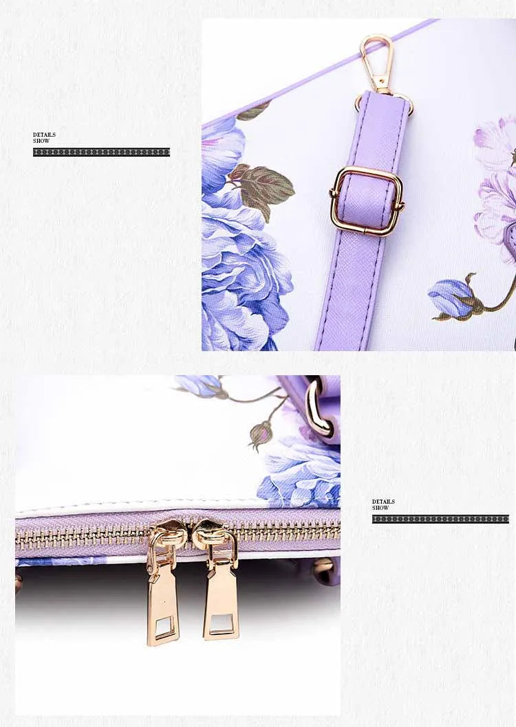 Hisuely Borse stampate firmate di vendita calda per borse da donna Shopper Shell eleganti borse a tracolla floreali