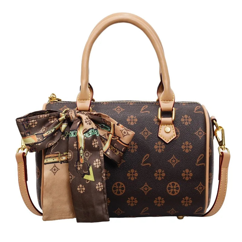 Borsa a Spalla Stile Boston 2026 Nuova Collezione Donna, Stampa Sensuale, Versatile, Borsa a Tracolla Singola a Cuscino, Design in Piccole Serie, Borsa a Mano