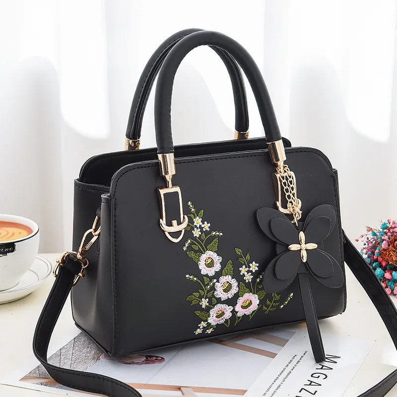 Borsa a tracolla ricamata con ricamo alla moda di alto valore di bellezza nuova borsa a tracolla singola