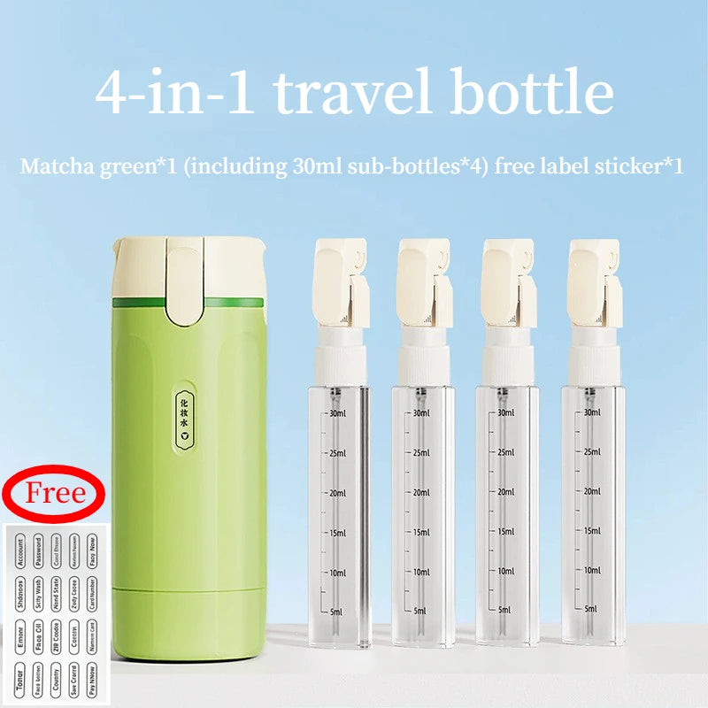 Bottiglie Viaggio Silicone Antiperdita 2pz