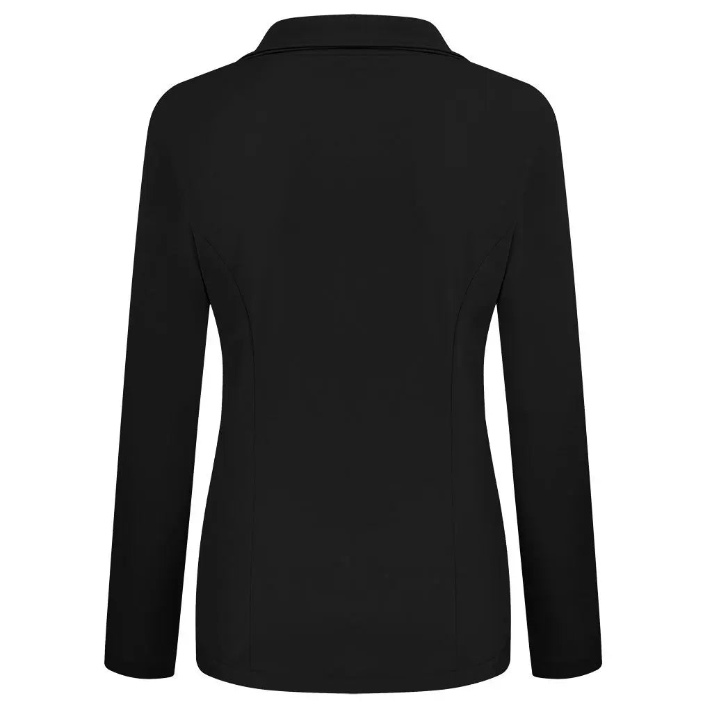 Blazer da donna 2024 Blazer formale da donna Set da lavoro per ufficio Giacca da tasca Cappotto Abbigliamento da donna ampio