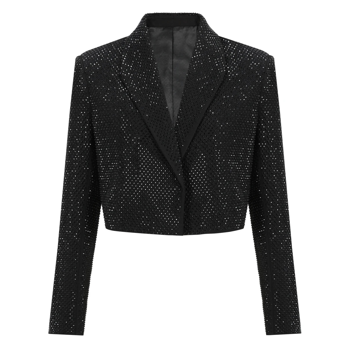Giacca da donna dimagrante versatile di alta qualità primavera e autunno moda nuova industria pesante con stampa a caldo diamante