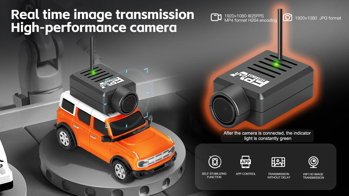 WLtoys 6406 1/64 Mini RC Car with 720P FPV Camera Wifi APP Control 2.4G Reomte Contorl Racing Vehicle Toy for Children