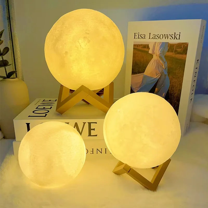 Lampada Luna a Libro