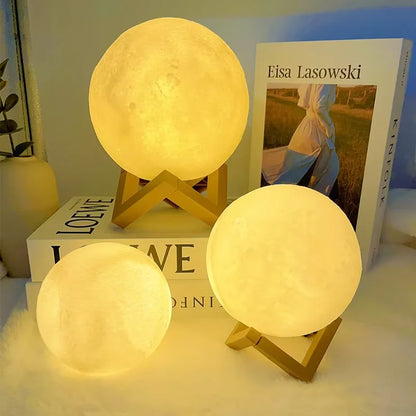 Lampada Luna a Libro