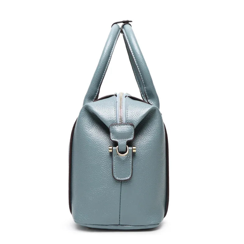 2026 Borse da donna solide di nuova moda Borse a tracolla da donna in pelle Pu di design europeo Borsa a tracolla di lusso di marca per ragazza femminile