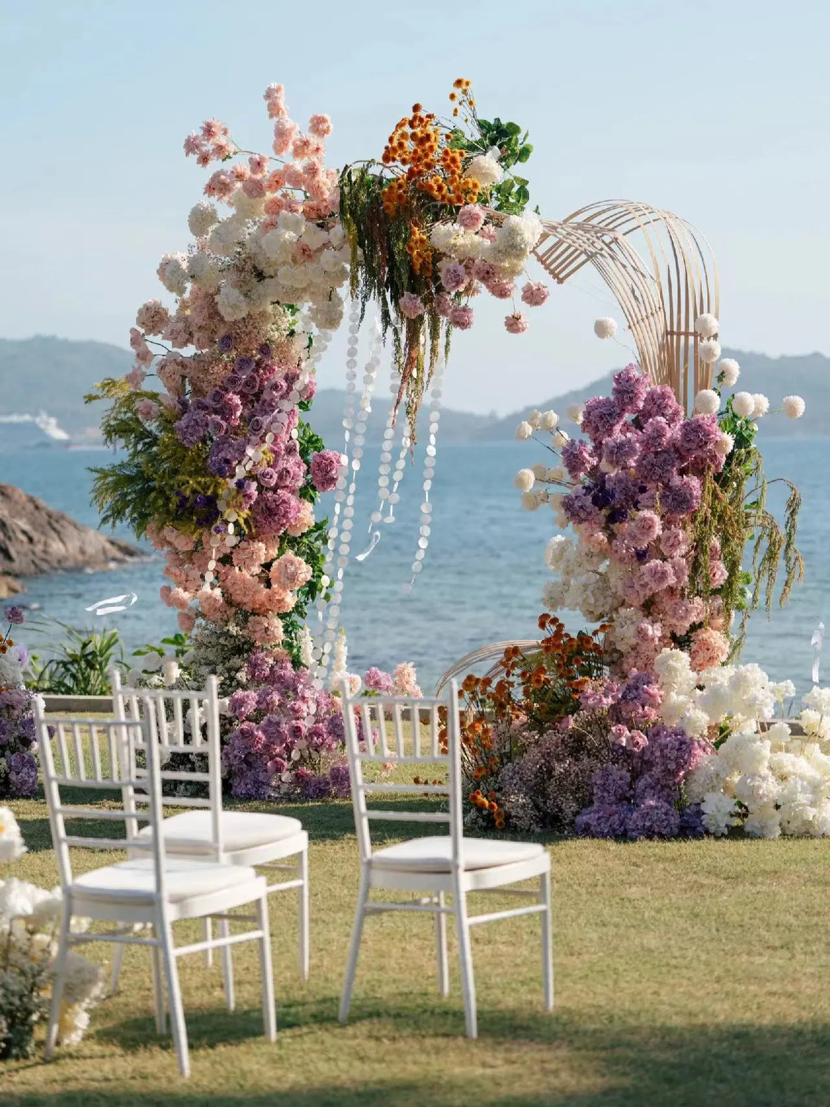 Creative Wedding Wall Decorative Wall Panels Pink Roses Rolled Up Flower Wall Background