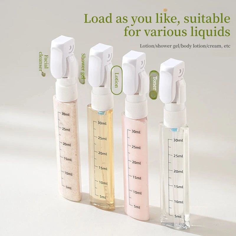 Bottiglie Viaggio Silicone Antiperdita 2pz