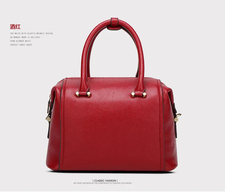 2026 Borse da donna solide di nuova moda Borse a tracolla da donna in pelle Pu di design europeo Borsa a tracolla di lusso di marca per ragazza femminile