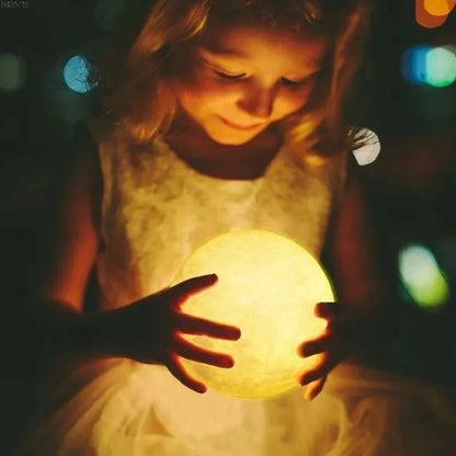 Lampada Tavolo Luna 3D 2