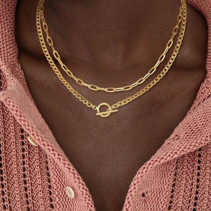 Collana Oro Cuban Link Multistrato