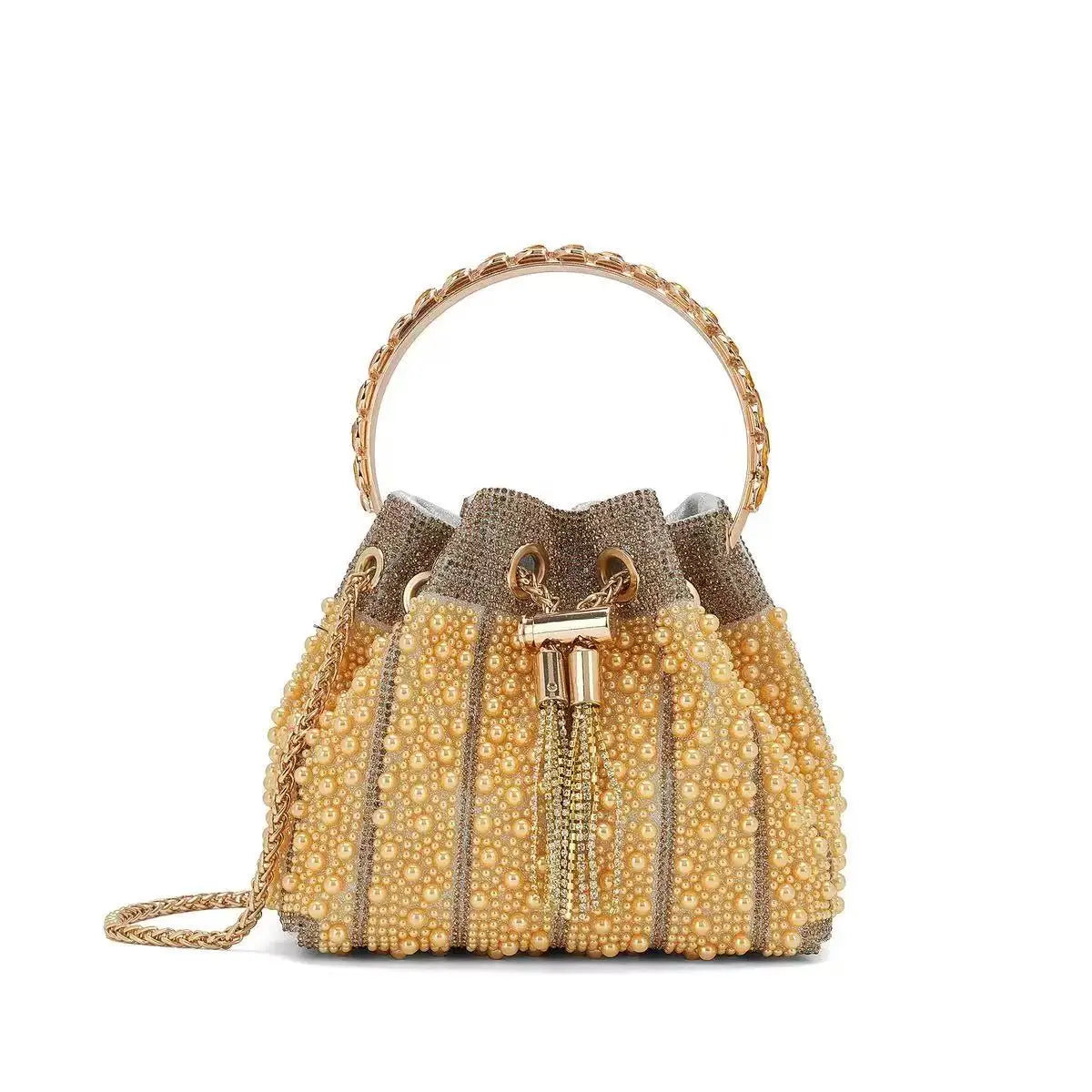 Borsa da donna di design di lusso Borsa con pochette con diamanti lucidi glitterati Borsa per banchetti per feste di nozze Borsa da sera con strass di cristallo