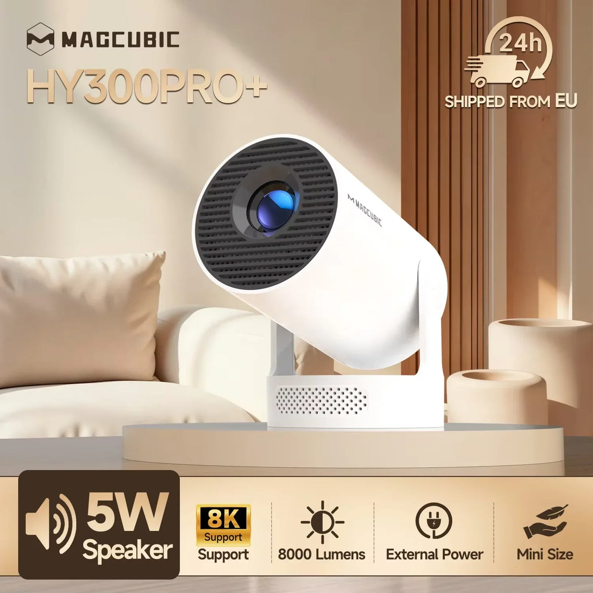 Proiettore Magcubic HY300 Pro+ 8K Android WiFi6