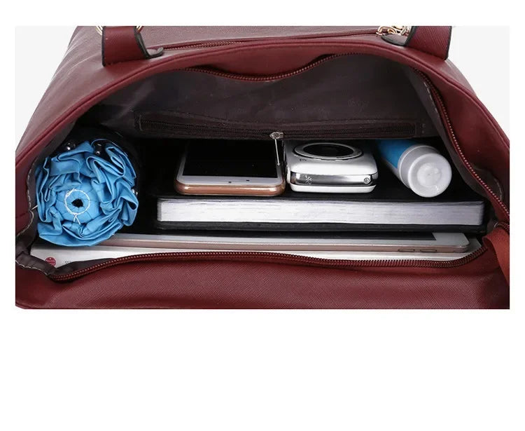 Borse a tracolla da donna con stampa floreale in stile cinese Set borsa composita pratica femminile Set da 6 pezzi marca di design Bolsa