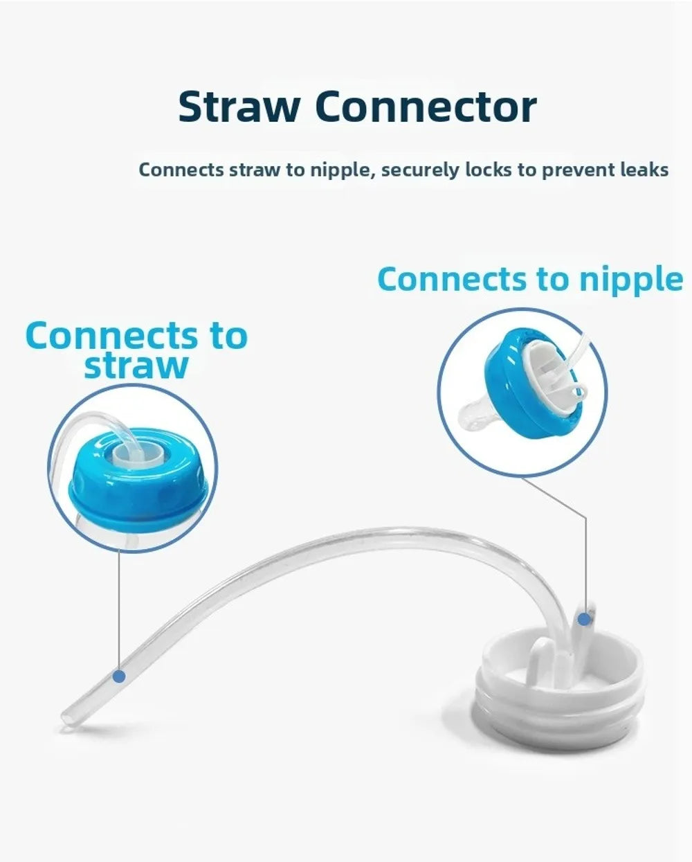 New 5oz/150ml Hands-Free Feeding Bottle Self-Feeding with Straw Brush Bottle Set Normal-Neck Gravity Ball Milk Storage Bottle
