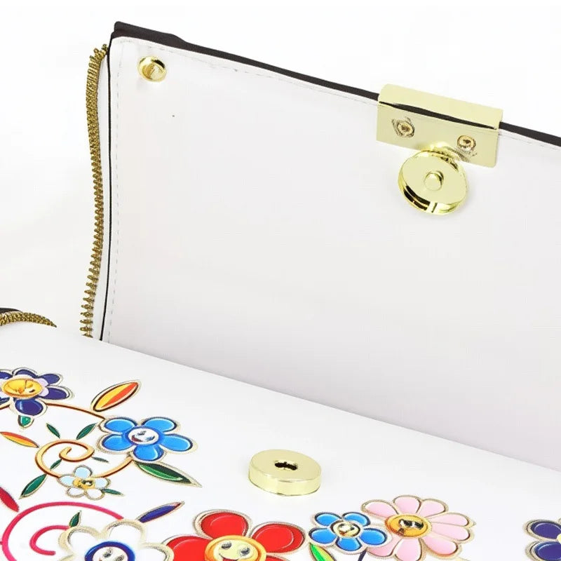 Borsa Boston da Donna con Stampa, Borsa a Spalla Grande Capacità, Borsa a Tracolla con Doppia Cerniera, Stile Mezza Copertura, Borsa con Manico Superiore