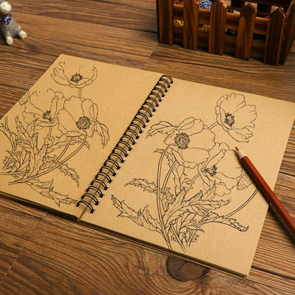Sketchbook Spirale Kraft con Copertina Rigida