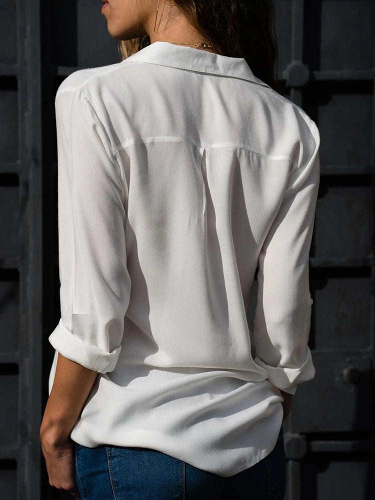 Camicetta Chiffon Elegante Oversize