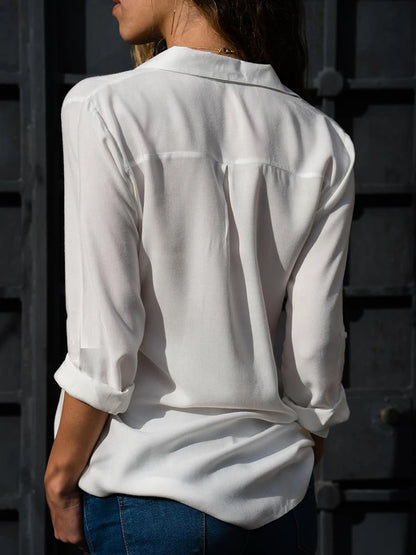 Camicetta Chiffon Elegante Oversize