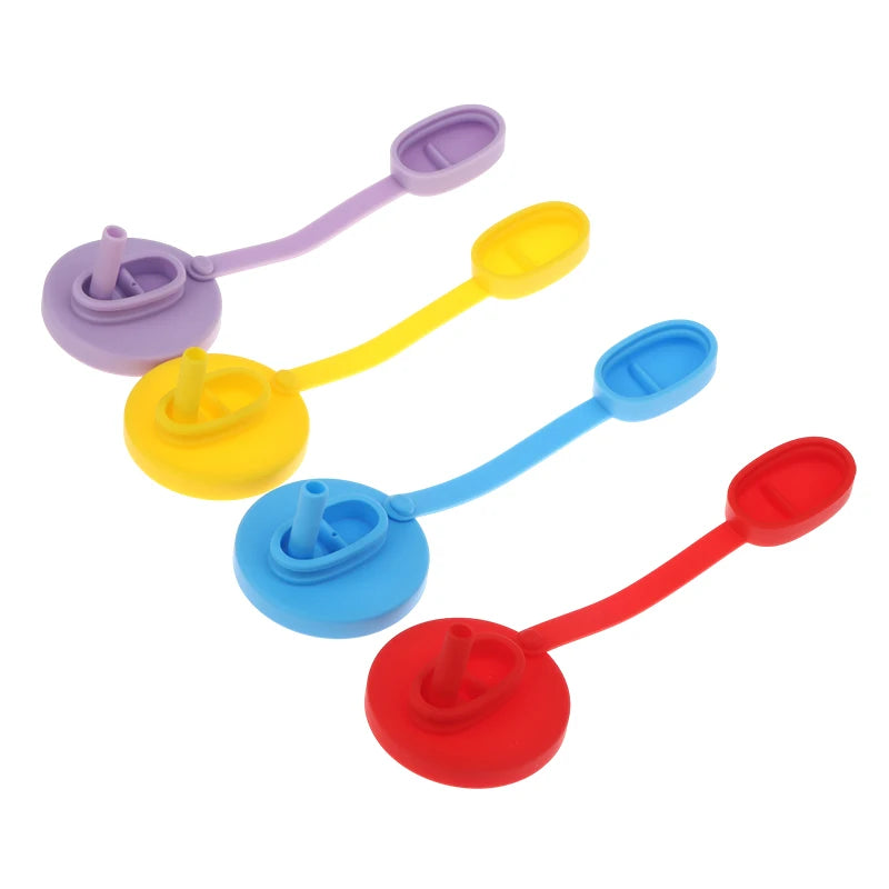 {MX} Creative Soda Can Sealed Cover Color Silicone Straw Beverage Can Cover For Canned Beverage Reusable Tank Lid