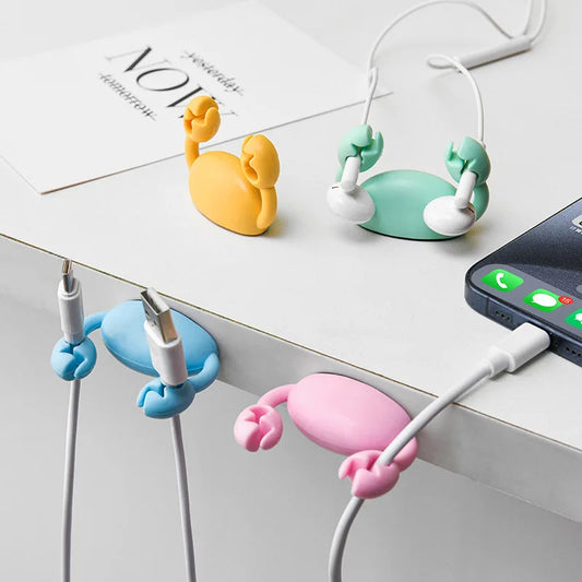 Clip Organizer Cavi a Forma di Granchio