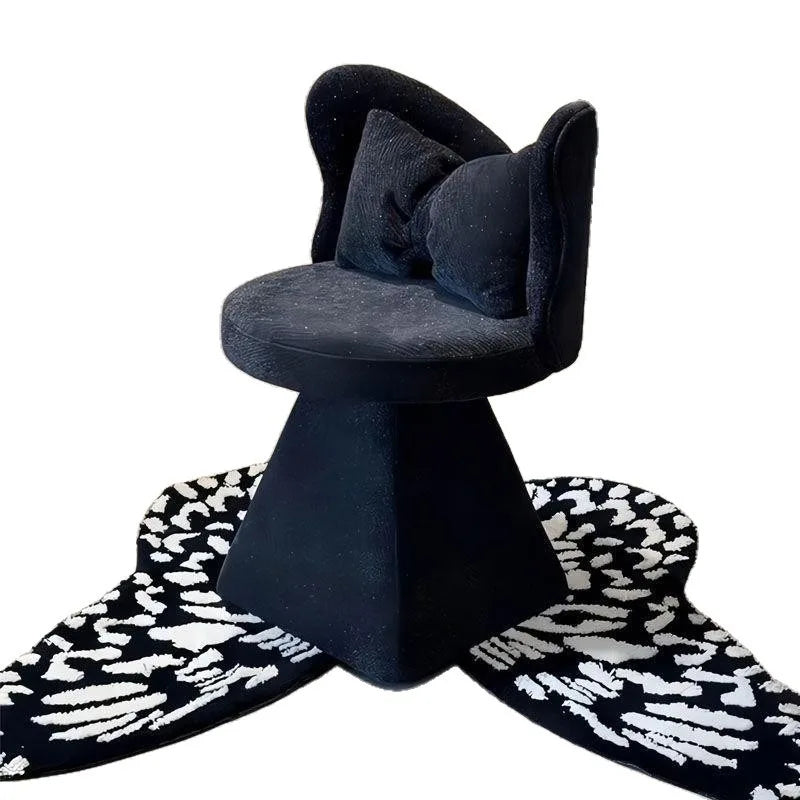 Light luxury dressing stool Simple makeup stool Internet celebrity master bedroom dressing chair Butterfly chair Back chair Rota
