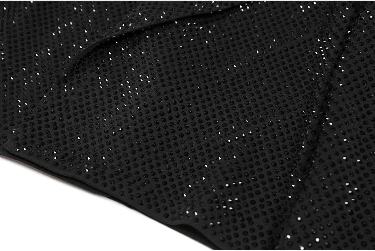 Giacca da donna dimagrante versatile di alta qualità primavera e autunno moda nuova industria pesante con stampa a caldo diamante