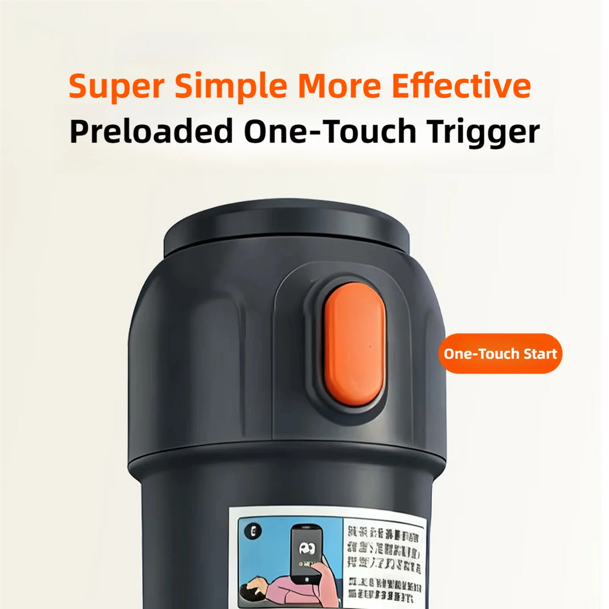 TINSOL Portable Heimlich Anti-Choking Device, Outdoor First Aid Kit, Negative Pressure Mask, First Aid Anti-Choking Device