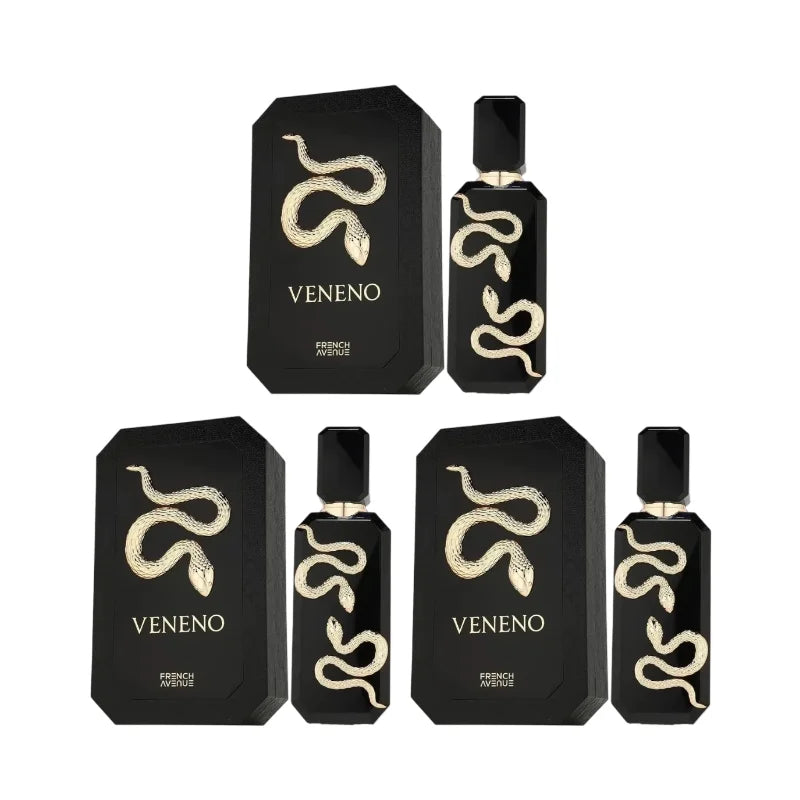 Profumo Unisex Black Snake Design Eau De Parfum, Fragranza Legnosa e Speziata, Lunga Durata, Elegante Flacone in Vetro per Uso Quotidiano
