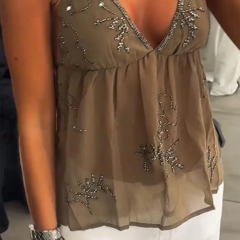 Piuma Paillettes Partywear Mini Abiti da donna Elegante maglia trasparente con paillettes Abito femminile a maniche lunghe 2024 New Club Abiti da sera