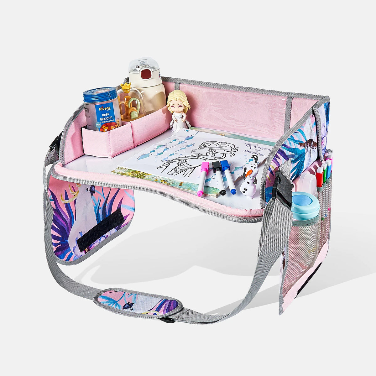 Children's Car Portable Travel Multi functional Painting Board Easy to Wipe Boys and Girls Whiteboard Painting Board Tray