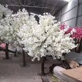 Albero di Ciliegio Artificiale Rosa 1,5m Fatto a Mano